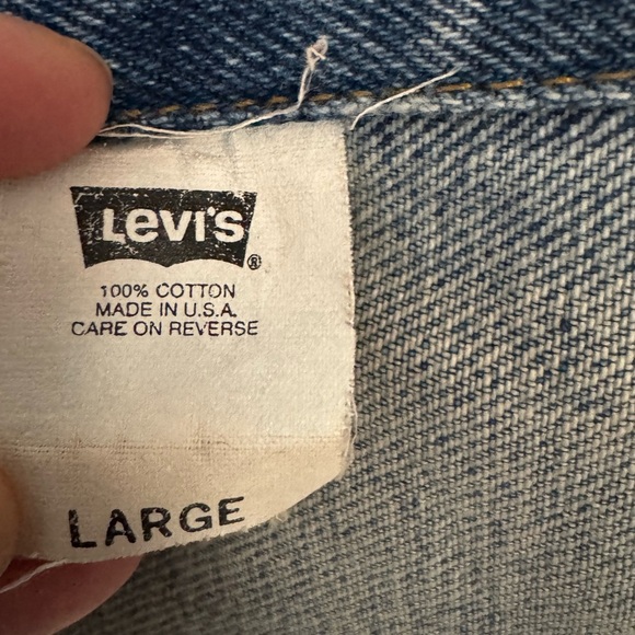 Vintage Levi’s 70507-4890 Denim Trucker Jacket Made in USA Size Large - Picture 5 of 16